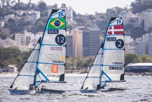 Martine Grael e Kahena Kunze da classe 49er FX / Foto: Wander Roberto / Bradesco / Inovafoto